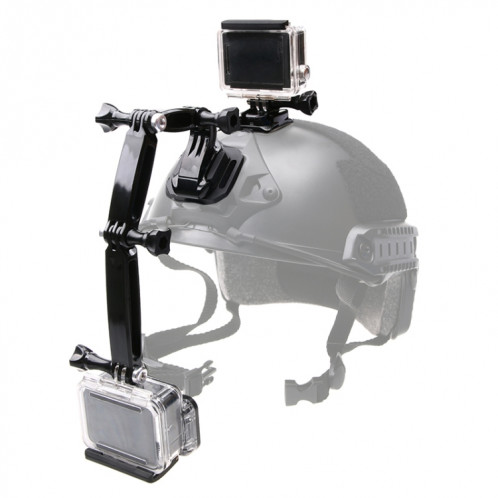Kit de montage avant de casque pour caméra GoPro HERO6 / 5/5 / Xiaoyi et autres caméras d'action SK23041381-010