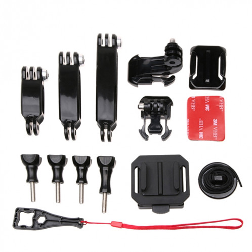 Kit de montage avant de casque pour caméra GoPro HERO6 / 5/5 / Xiaoyi et autres caméras d'action SK23041381-010