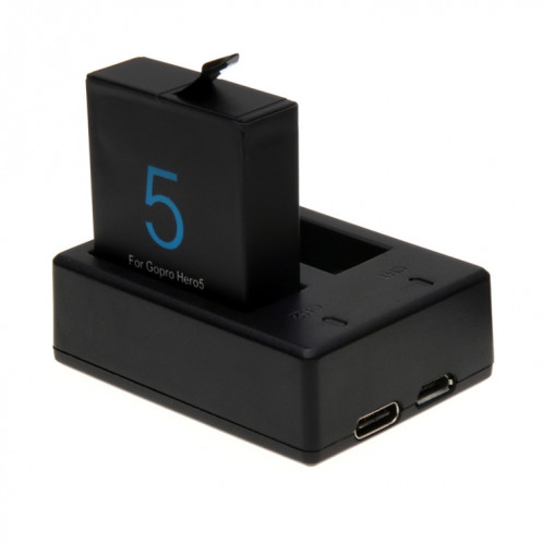 Pour Gorpo HERO 5 USB Chargeur double batterie avec câble USB et voyant LED SP2308632-06