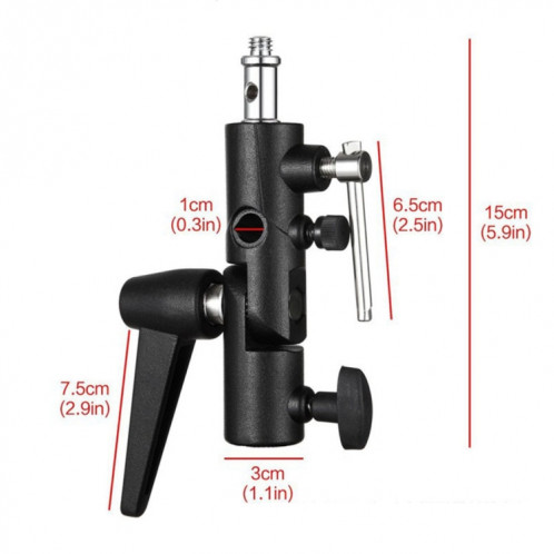 Support de parapluie de support de lampe de poche multifonctionnel de type H, charge maximale: 3 kg SH25762-08