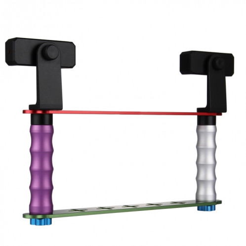 Support de diffusion en direct pour smartphone Double kits de montage pour selfie avec 2 clips de téléphone, Pour iPhone, Galaxy, Huawei, Xiaomi, HTC, Sony, Google et autres smartphones SH2632487-09