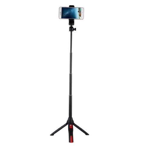 Support de trépied pliable à poignée 20-68cm Monopode d'extension de bâton Selfie multifonctionnel avec clip de téléphone et télécommande, Pour iPhone, Galaxy, Huawei, Xiaomi, HTC, Sony, Google et autres SH26341544-011