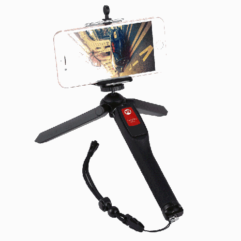 Letspro LY-11 Bâton Selfie extensible avec trépied de poche, autoportrait, monopode, auto-portrait avec déclencheur à distance pour téléphones intelligents, appareils photo numériques et appareils photo sportifs SH3021938-013