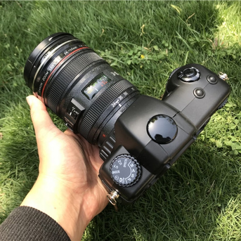 Accessoires de studio photo de modèle d'appareil photo reflex numérique factice non fonctionnel avec sangle pour Canon EOS 5DSR (noir) SH410B146-06