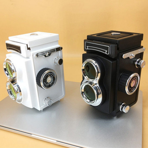 Accessoires de studio photo de modèle d'appareil photo reflex numérique portable rétro factice non fonctionnel (blanc) SH420W1292-06
