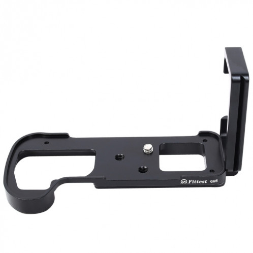 FITTEST LB-GH5 Support de base de support de plaque à dégagement rapide pour tir vertical, pour tête de caméra en métal Panasonic LUMIX GH5 (Noir) SF455B1789-05