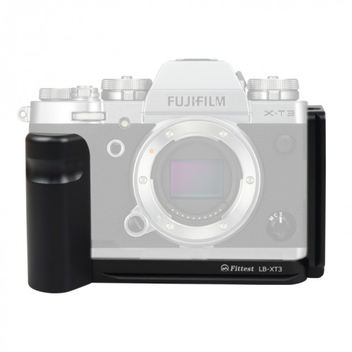 Support de base de support de plaque en L à dégagement rapide vertical pour Fujifilm XT3 X-T3 (noir) SH685B891-08