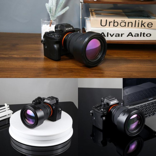 Appareil photo factice pour Sony A7R5 / Alpha 7R V / ILCE-7RM5, modèle d'appareil photo reflex numérique factice, non fonctionnel, accessoires de studio photo (noir) SH411B651-09