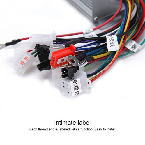 36V-48V 500W 12 tubes Brushless Intelligent Dual-Mode Two-Wheel Three-Wheel Electric Vehicle Controller SH53921676-06