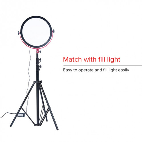 TRIOPO 2,8 m de hauteur support de support d'éclairage en métal pour photographie professionnelle pour lampe flash de Studio ST54601346-06