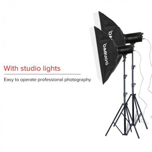 TRIOPO 2,8 m de hauteur support de support d'éclairage en métal pour photographie professionnelle pour lampe flash de Studio ST54601346-06
