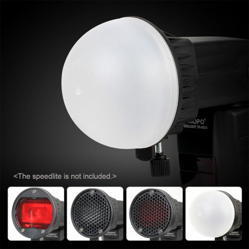 TRIOPO TR-08 Flash Speedlite Honeycomb Aimant Fixation Softbox Kits avec 4 x filtres de couleur magnétiques ST54671452-011