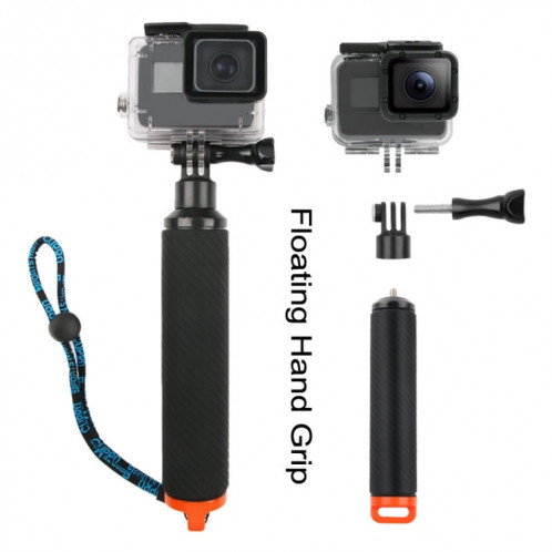 Obturateur Déclencheur + Dôme Port Objectif Couvercle Transparent + Flottant Main Grip Plongée Bâton de flottabilité avec Réglable Anti-Perte Sangle & Vis et Clé pour GoPro HERO6 / 5 SO563185-012