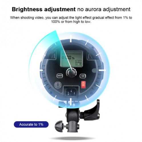 TRIOPO EX-200W Studio Flash intégré dissiper la chaleur système avec EX-200III LED lumière unique ST8016437-012