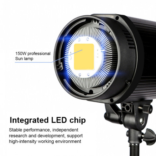 TRIOPO EX-150W Studio Flash intégré dissiper la chaleur système avec EX-150III LED lumière unique ST8017507-011