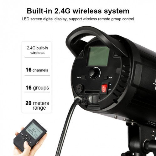 TRIOPO EX-150W Studio Flash intégré dissiper la chaleur système avec EX-150III LED lumière unique ST8017507-011