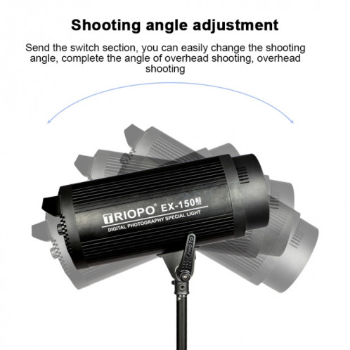 TRIOPO EX-150W Studio Flash intégré dissiper la chaleur système avec EX-150III LED lumière unique ST8017507-011