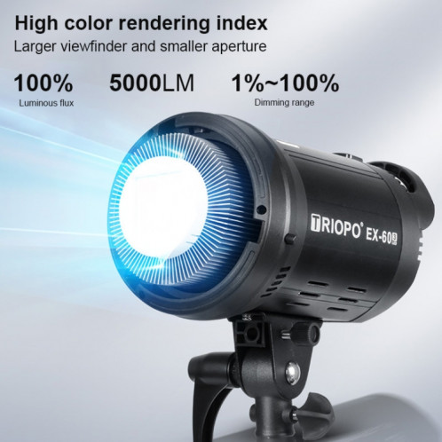 TRIOPO EX-60W Studio Flash intégré dissiper la chaleur système avec lumière unique LED EX-60III ST81261763-013