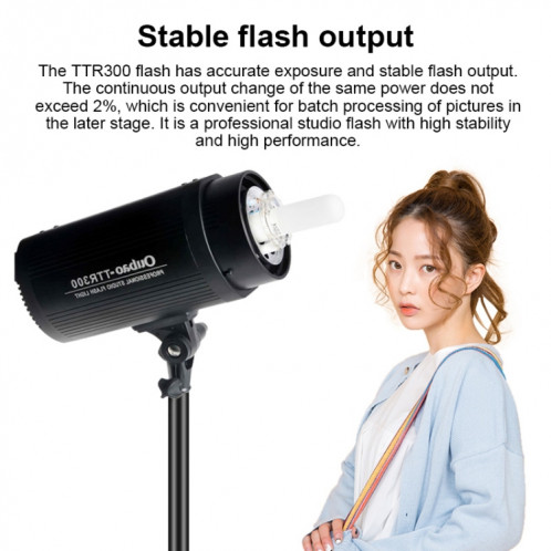 TRIOPO Oubao TTR300W 60x90cm Studio Softbox + support de trépied 2.8mi + 3x E27 150W ampoule photographie éclairage ensemble ST86221786-013
