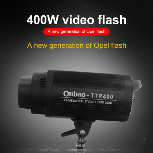TRIOPO Oubao TTR400W Studio Flash avec ampoule E27 150W ST86291788-011