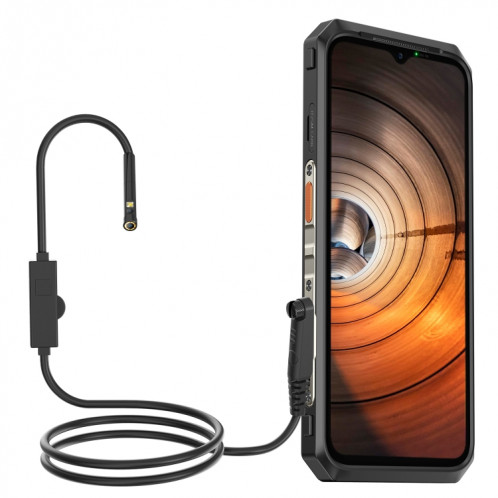 Endoscope Ulefone E2 Endoscope numérique étanche IP67 pour Ulefone Armor 9 / 9E / Power Armor 13 / 16 Pro / 18T / Armor Pad (Noir) SU021B1829-010