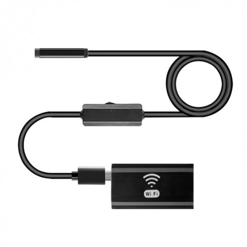 Endoscope de téléphone portable F99 HD, endoscope de tuyau étanche de 8 mm, version Wifi, cordon flexible, longueur: 1,5 m (noir) SH111B188-09