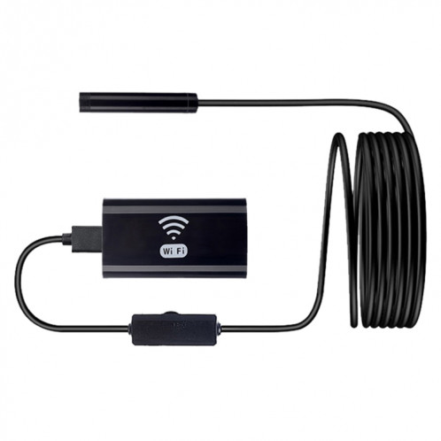 Endoscope de téléphone portable F99 HD, endoscope à tuyau étanche 8 mm, version Wifi, cordon flexible, longueur: 3,5 m (noir) SH113B1989-09