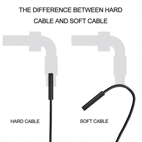 Endoscope de téléphone portable F99 HD, endoscope de tuyau étanche de 8 mm, version Wifi, câble, longueur: 2 m (noir) SH118B30-09