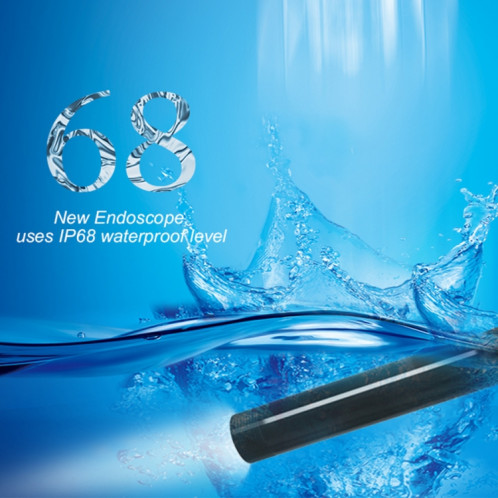 Y101 8 mm tête en spirale caméra d'inspection d'endoscope numérique étanche 3 en 1, longueur: câble flexible de 5 m (noir) SH454B564-05