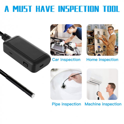 Caméra d'inspection d'endoscope F220 5.5mm HD 5.0MP WIFI avec 6 LED, longueur: 5m SH3121565-08