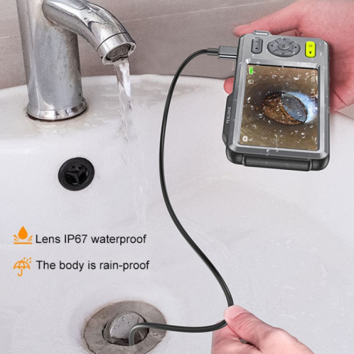 Teslong NTS500B 5 pouces 5mm double lentille HD endoscope 200w pixel endoscope industriel SH53001543-09