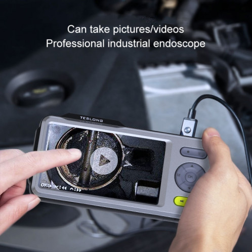Teslong NTS500B 5 pouces 5mm double lentille HD endoscope 200w pixel endoscope industriel SH53001543-09