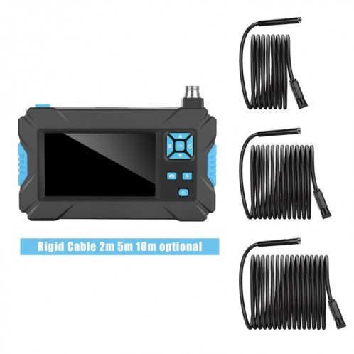 P30 5,5 mm IP67 étanche 4,3 pouces Endoscope portable HD endoscope industriel à câble dur, longueur de câble : 10 m (bleu) SH042L1624-012