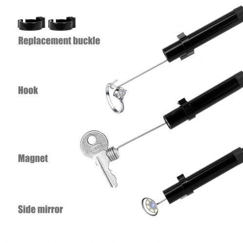 P30 8 mm IP67 étanche 4,3 pouces endoscope portable endoscope industriel à câble dur, longueur de câble : 10 m SH90421720-013