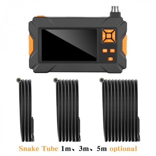P30 8 mm IP67 étanche 4,3 pouces HD Portable endoscope serpent endoscope industriel, longueur de câble : 1 m SH9043969-013