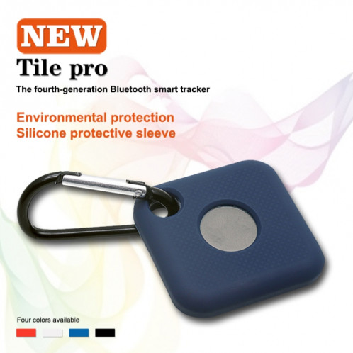 Bluetooth Smart Tracker Silicone Case pour Tile Pro (Blanc) SH628W717-07