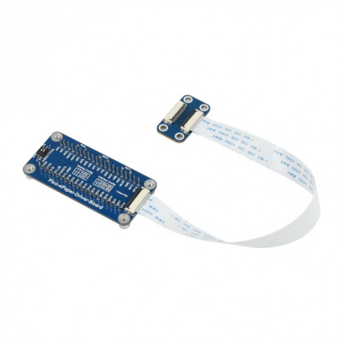 WAVESHARE 7.5 pouces 800x480 Pixel Noir Module d'affichage en E-Encre E-Papier pour Raspberry Pi Pico, Interface SPI SW0165823-09