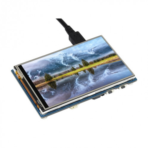 Waveshare 3,5 pouces IPS écran global Board d'évaluation pour Raspberry Pi Pico, divers Composants d'embarquement pour évaluer facilement le RP2040 SW0167214-08
