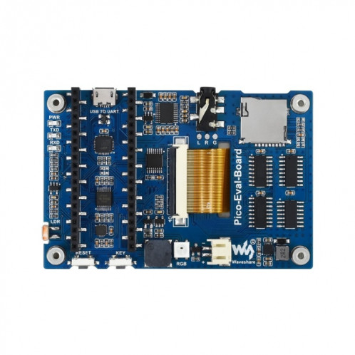 Waveshare 3,5 pouces IPS écran global Board d'évaluation pour Raspberry Pi Pico, divers Composants d'embarquement pour évaluer facilement le RP2040 SW0167214-08