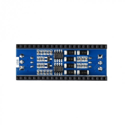 Module RS485 de WAVESHARE 2 canaux pour Raspberry Pi Pico, SP3485 émetteur-récepteur, UART à RS485 SW0171530-06