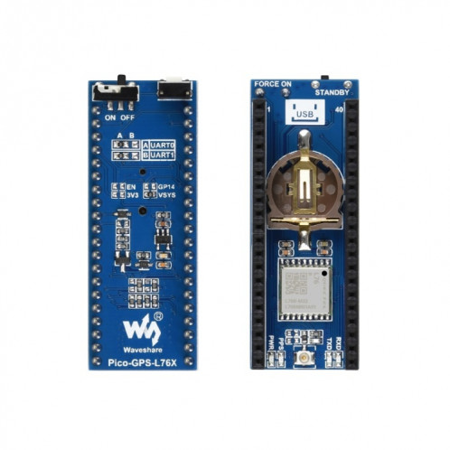Module GNSS Waveeshare L76B pour Raspberry Pi Pico, GPS de support, BDS, QZSS SW0178381-08