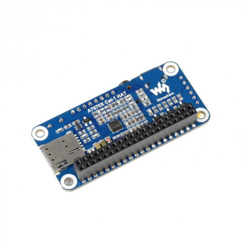 Waveeshare Multi Band 2G GSM / GPRS LBS A7670E LT-1 chapeau de chat-1 pour la framboise PI, pour l'Europe, Asie du Sud-Est, Asie de l'Ouest, Afrique, Chine, Sud-Kor SW0182449-07