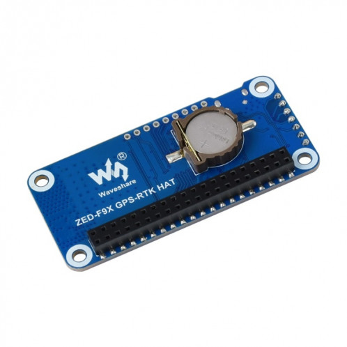WAVESHARE ZED-F9P GPS-RTK HAT Niveau de centimètre Valeur Multi-bande RTK Différentiel Module GPS pour Raspberry PI SW0196732-012