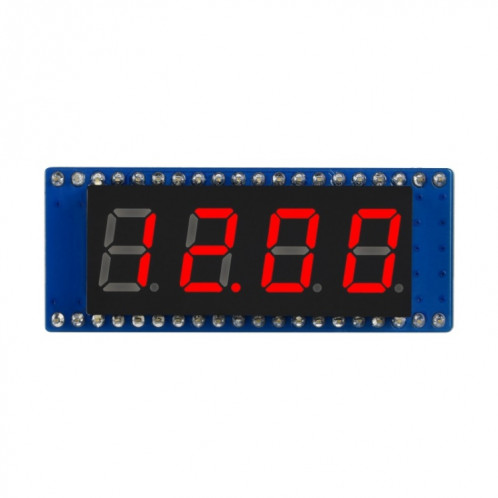 Module d'affichage à 4 chiffres à 4 chiffres WAVESHARE pour Raspberry Pi Pico, Compatible SPI SW01981844-07