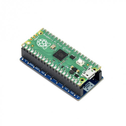 Waveeshare 65k couleurs 160 x 80 pixel Module d'affichage LCD de 0,96 pouce pour la framboise Pi Pico, SPI SW0199669-06