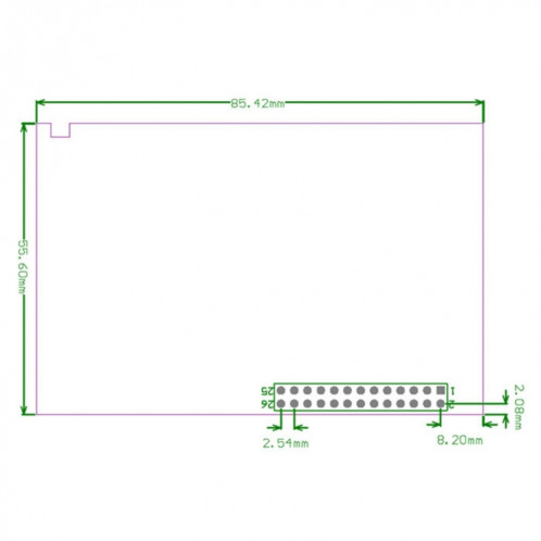 Écran tactile d'écran tactile d'affichage à cristaux liquides de TFT de 3.5 pouces avec le stylet pour Raspberry Pi S302011822-06