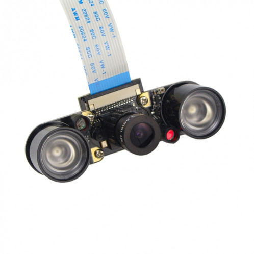 5MP OV5647 Réglable Focale Infrarouge Vision Nocturne Caméra avec 2 PCS IR Capteur Lumières pour Raspberry Pi 3 S50202291-04
