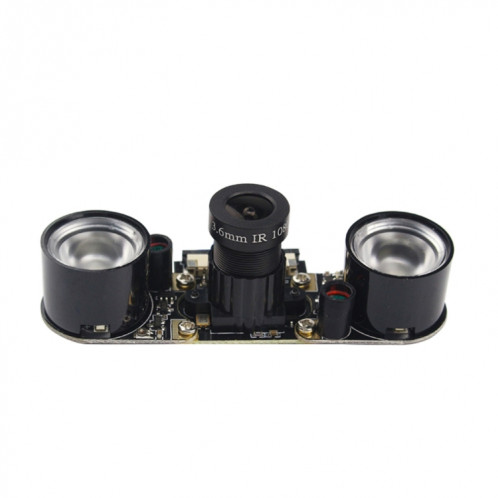 5MP OV5647 Réglable Focale Infrarouge Vision Nocturne Caméra avec 2 PCS IR Capteur Lumières pour Raspberry Pi 3 S50202291-04