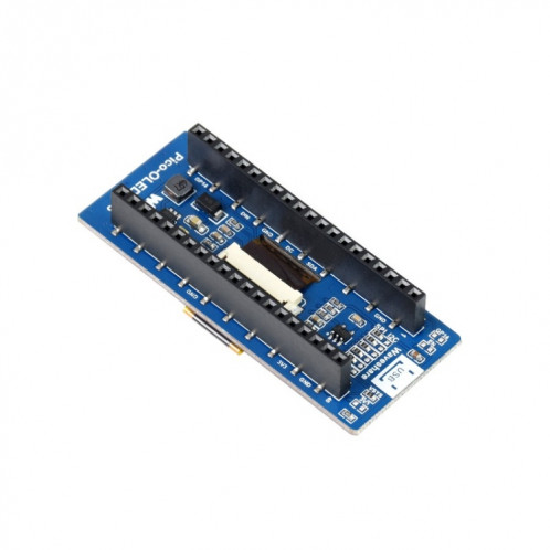 Waveshare 128 x 32 Pixel Module d'affichage OLED 2.23 pouces pour Raspberry Pi Pico, SPI / I2C SW02101112-06