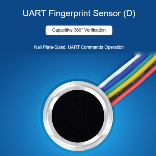 Waveshare Round UART Capacitive Fingerprint Sensor SW0215327-05